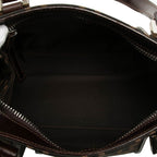 Fendi Zucca Handbag Brown Canvas Leather — view 4