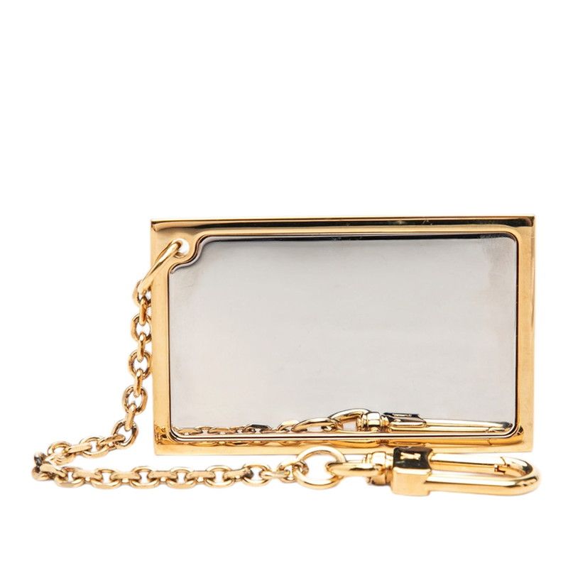 Louis Vuitton Mirror Charm Gold Plated 1- Keychain — view 2