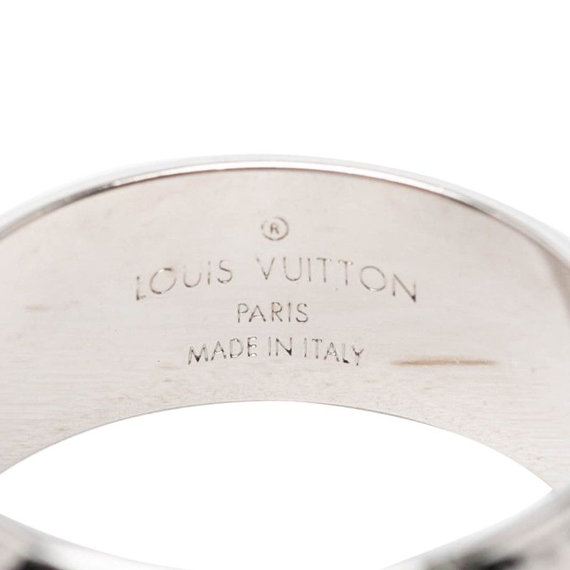 Louis Vuitton Monogram Chain Pendant Silver Metal — view 8