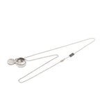 Louis Vuitton Monogram Chain Pendant Silver Metal — view 3