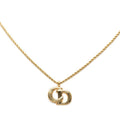 Dior CD Logo Chain Pendant Gold Plated