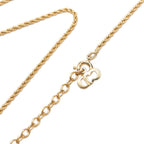 Dior CD Logo Chain Pendant Gold Plated — view 5