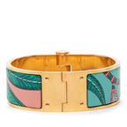 Hermes Charnier GM Savana Dance Bangle Gold Plated 1- Bracelet — view 3