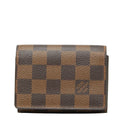 Louis Vuitton Damier Envelope Carte de Visite Card Case Business Holder Brown