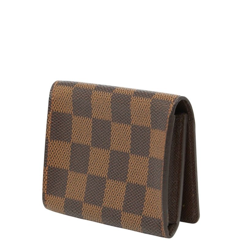 Louis Vuitton Damier Envelope Carte de Visite Card Case Business Holder Brown — view 2