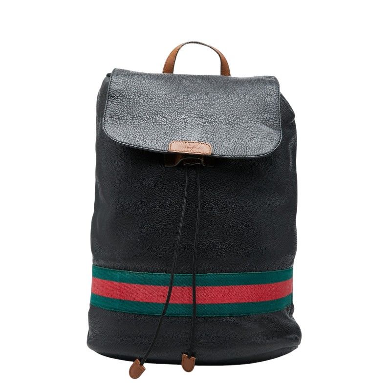 Gucci Backpack Black Leather