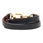 Louis Vuitton Shoulder Strap Navy Leather — view 3