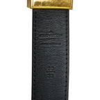 Louis Vuitton Damier Ceinture Classic Carre Belt 80 32 Brown Leather — view 5