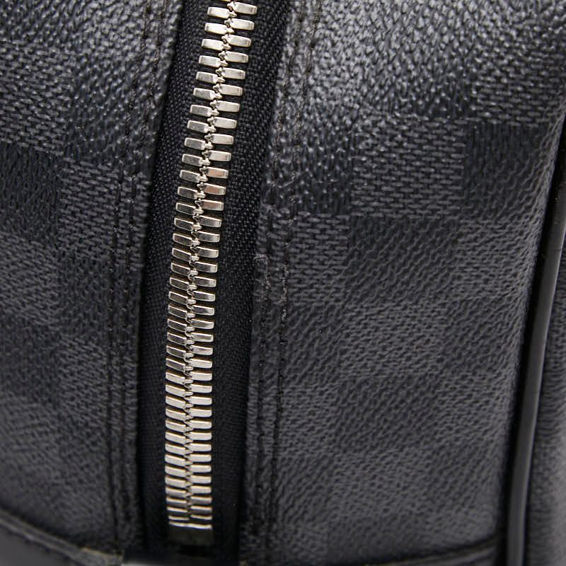 Louis Vuitton Damier Graphite Voyage GM Business Briefcase Black Gray Leather — view 5
