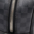 Louis Vuitton Damier Graphite Voyage GM Business Briefcase Black Gray Leather — view 5