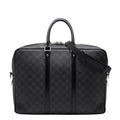Louis Vuitton Damier Graphite Voyage GM Business Briefcase Black Gray Leather