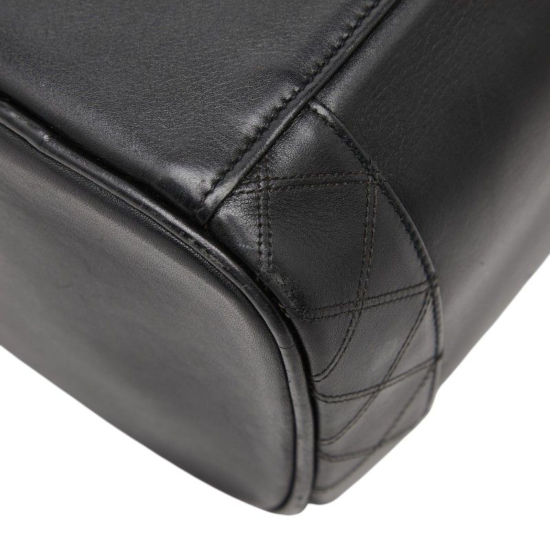 Chanel Bicolor Vanity Bag Handbag Black Lambskin — view 6
