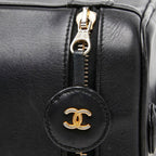 Chanel Bicolor Vanity Bag Handbag Black Lambskin — view 8