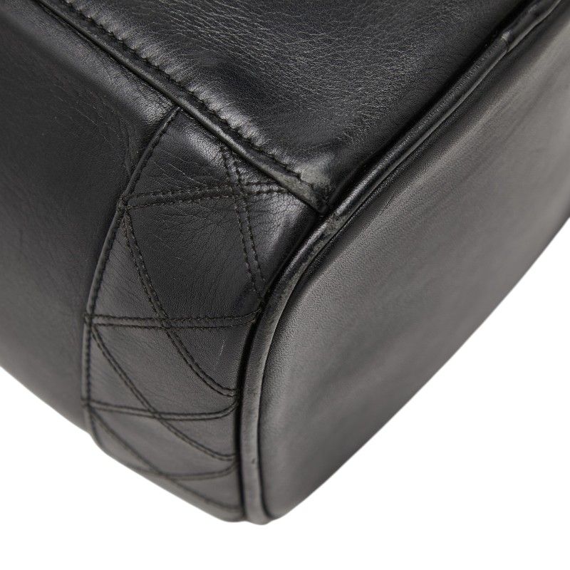 Chanel Bicolor Vanity Bag Handbag Black Lambskin — view 7