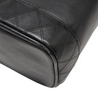 Chanel Bicolor Vanity Bag Handbag Black Lambskin — view 4