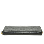 Louis Vuitton Monogram Empreinte Zippy Wallet Vintage Zip Around Black Leather — view 3