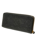 Louis Vuitton Monogram Empreinte Zippy Wallet Vintage Zip Around Black Leather — view 2