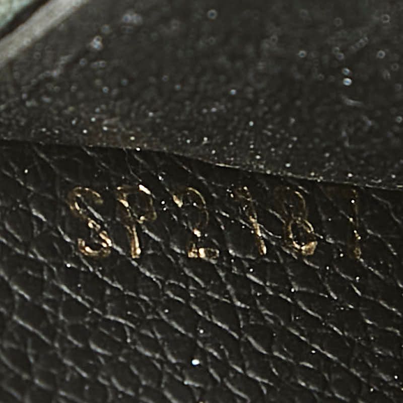 Louis Vuitton Monogram Empreinte Zippy Wallet Vintage Zip Around Black Leather — view 9