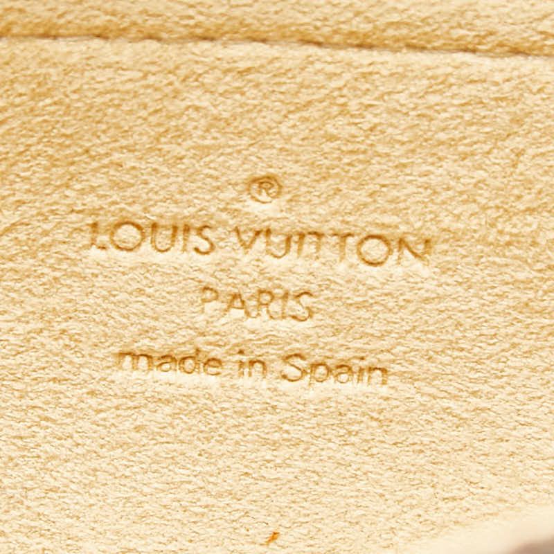 Louis Vuitton Monogram Pochette Twin GM Crossbody Shoulder Bag Brown Leather — view 7