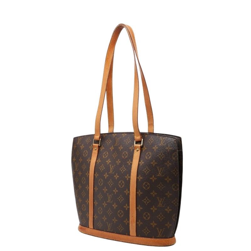 Louis Vuitton Monogram Babylon Tote / Shoulder Bag Brown Leather — view 2