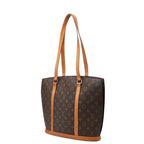 Louis Vuitton Monogram Babylon Tote / Shoulder Bag Brown Leather — view 2