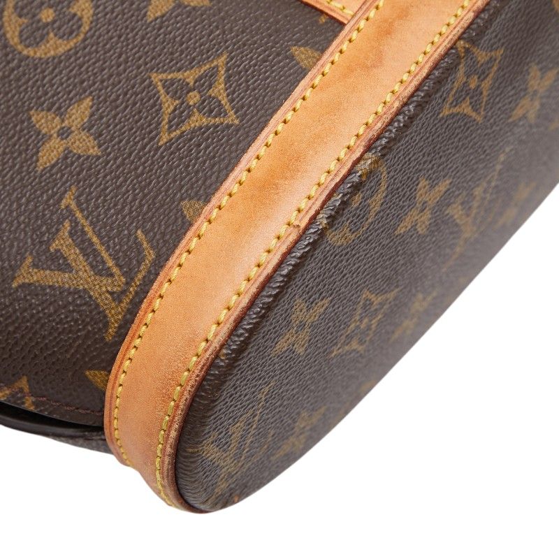 Louis Vuitton Monogram Babylon Tote / Shoulder Bag Brown Leather — view 6