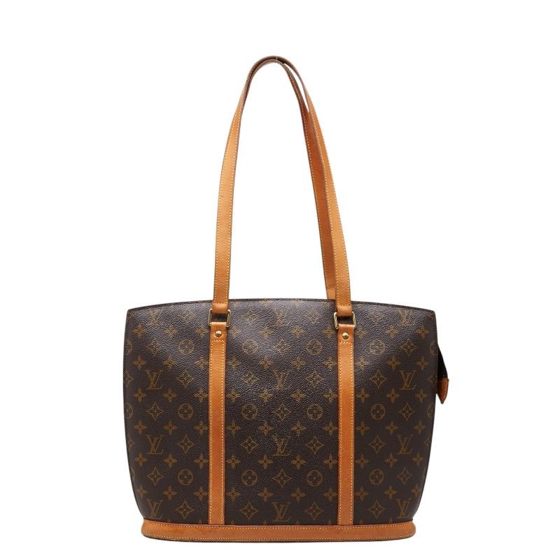 Louis Vuitton Monogram Babylon Tote / Shoulder Bag Brown Leather