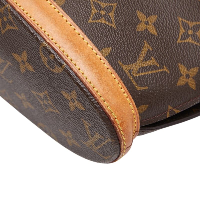 Louis Vuitton Monogram Babylon Tote / Shoulder Bag Brown Leather — view 5