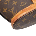 Louis Vuitton Monogram Babylon Tote / Shoulder Bag Brown Leather — view 8