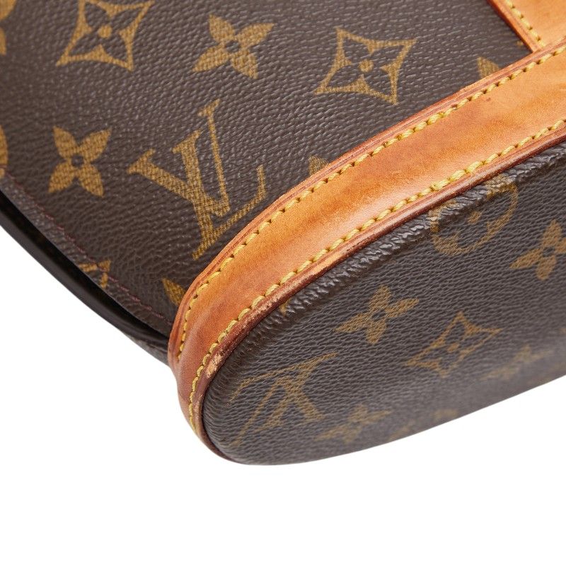 Louis Vuitton Monogram Babylon Tote / Shoulder Bag Brown Leather — view 8