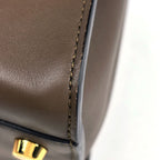 Fendi Peekaboo 2-Way Shoulder Bag Leather Brown — view 3