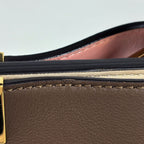 Fendi Peekaboo 2-Way Shoulder Bag Leather Brown — view 5