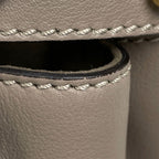 Fendi Peekaboo 2-Way Shoulder Bag Leather Gray — view 5
