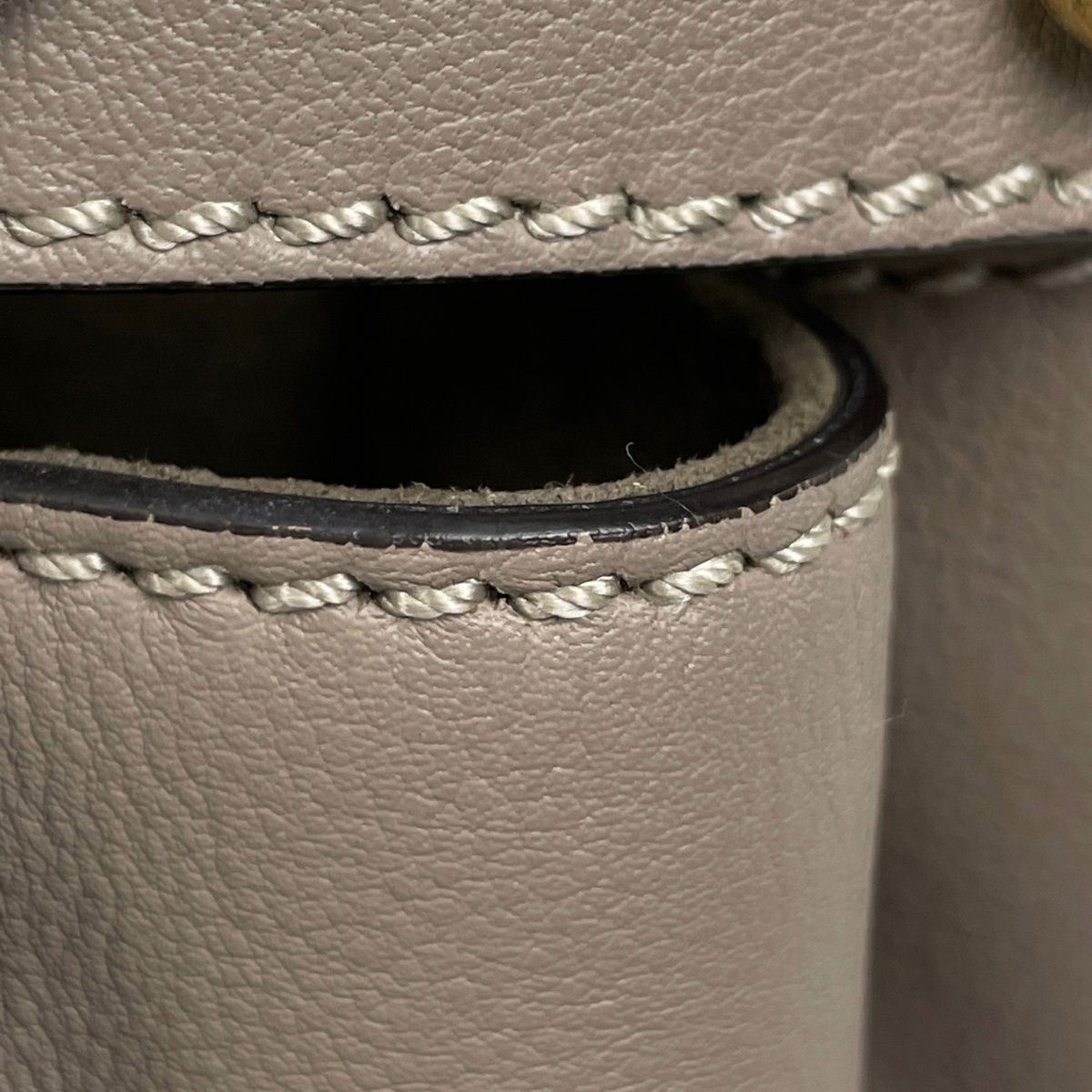 Fendi Peekaboo 2-Way Shoulder Bag Leather Gray — view 5