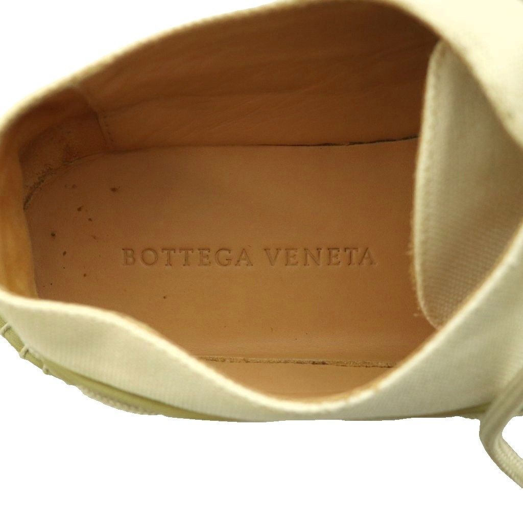 Bottega Veneta Espadrilles Canvas Shoes Lace Up Sneakers 36 Ivory SS — view 7