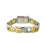 Hermes Vintage Croajour Stainless Steel Quartz Watch Silver Gold — view 8