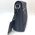 Louis Vuitton Shoulder Bag Takeoff Messenger Leather Blue Atlantique — view 3