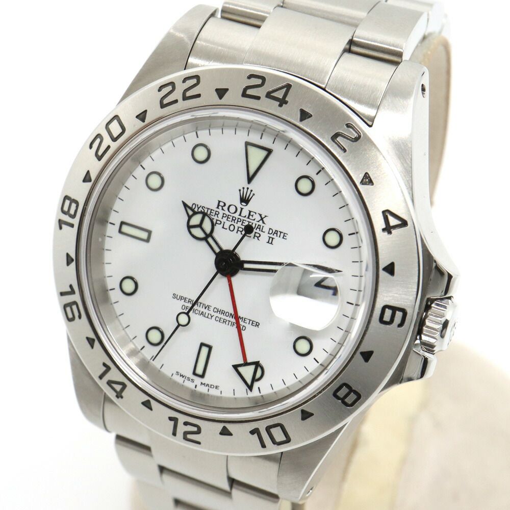 Rolex Watch Explorer II P Number SS Automatic Winding White Dial Oyster — view 2