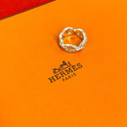 Hermes Chaine D'ancre Ring 925 Sterling Silver