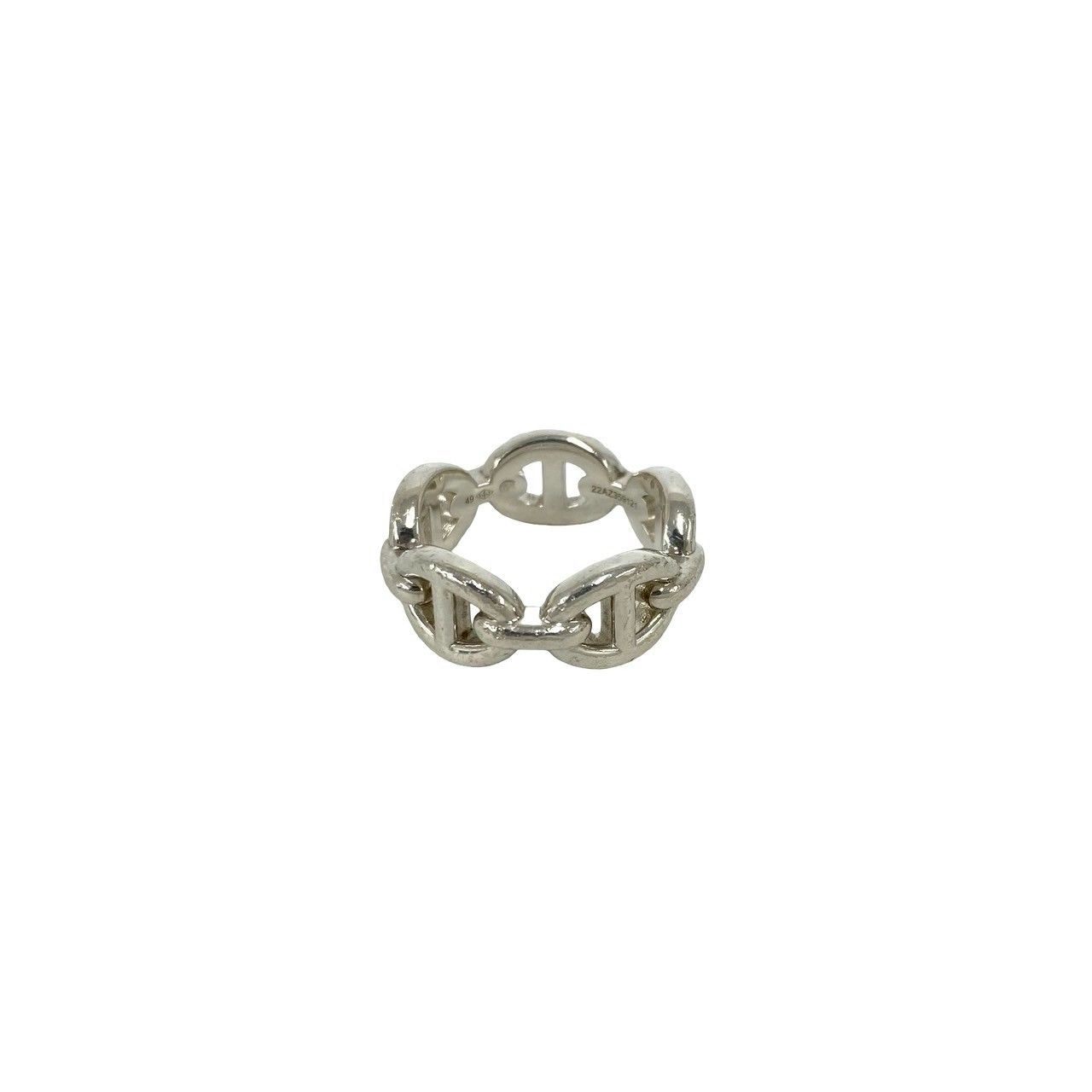 Hermes Chaine D'ancre Ring 925 Sterling Silver