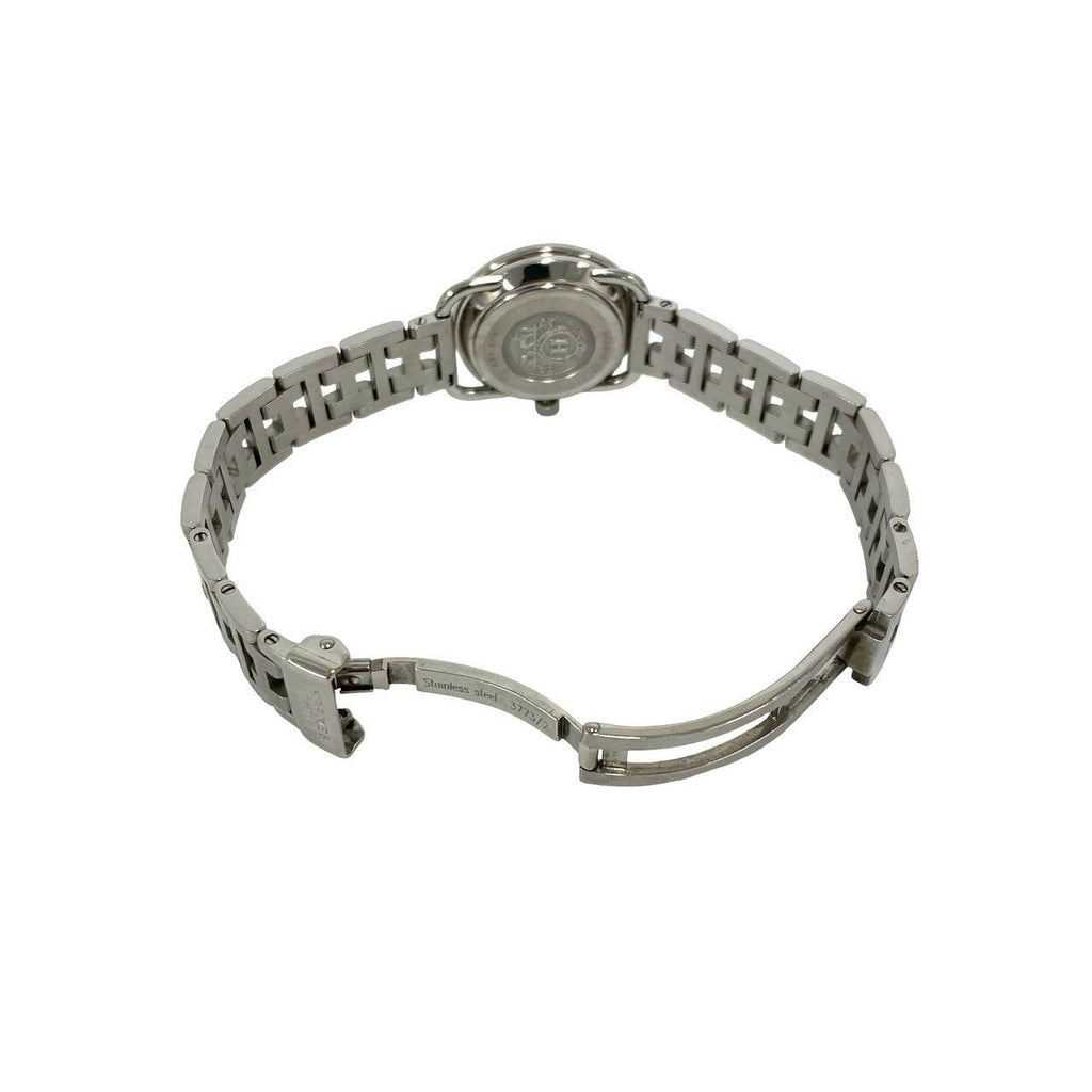 Hermes Vintage Also Stainless Steel Quartz Wrist Watch Silver — view 9