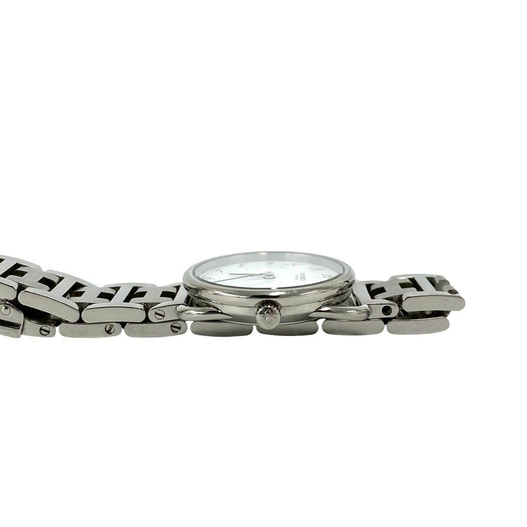 Hermes Vintage Also Stainless Steel Quartz Wrist Watch Silver — view 6
