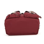 Prada Backpack Triangle Logo Nylon Saffiano Leather — view 3