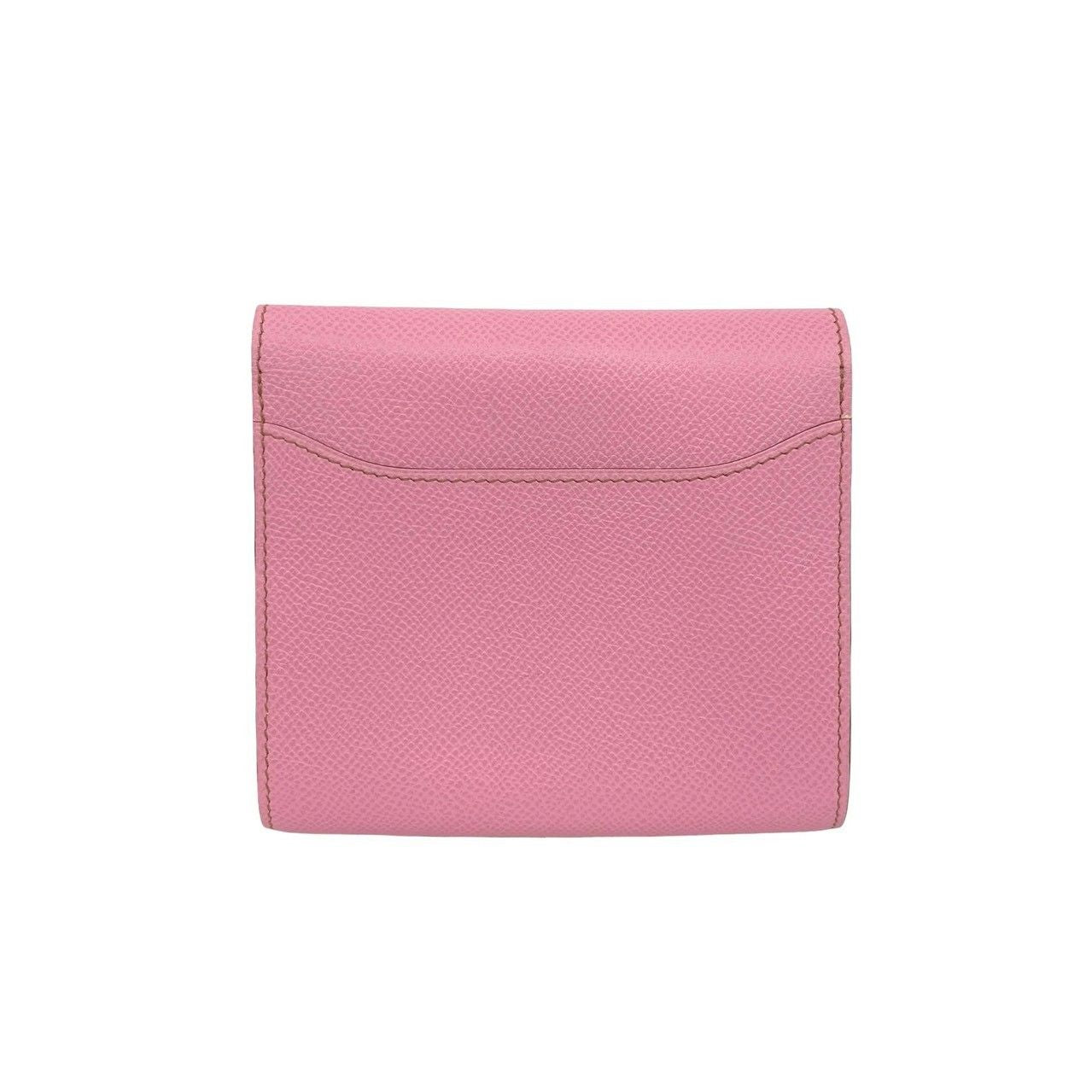 Hermes Constance Compact Veau Epsom Bifold Wallet Mini Pink — view 2