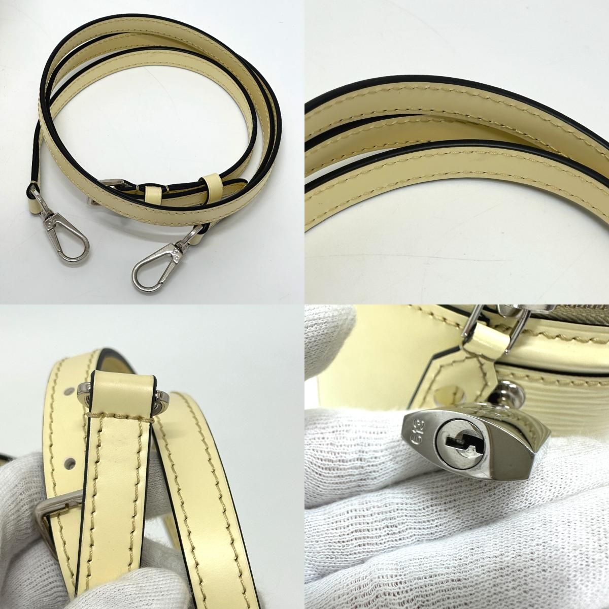 Louis Vuitton Handbag Cannes Epi Leather Vanilla — view 8