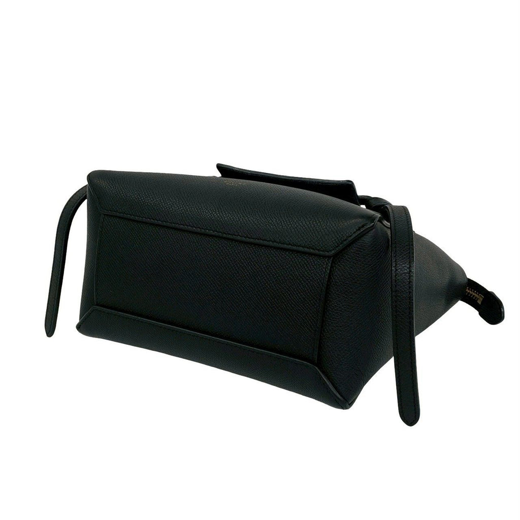 Celine Belt Bag Nano Leather 2-Way Mini Black — view 8