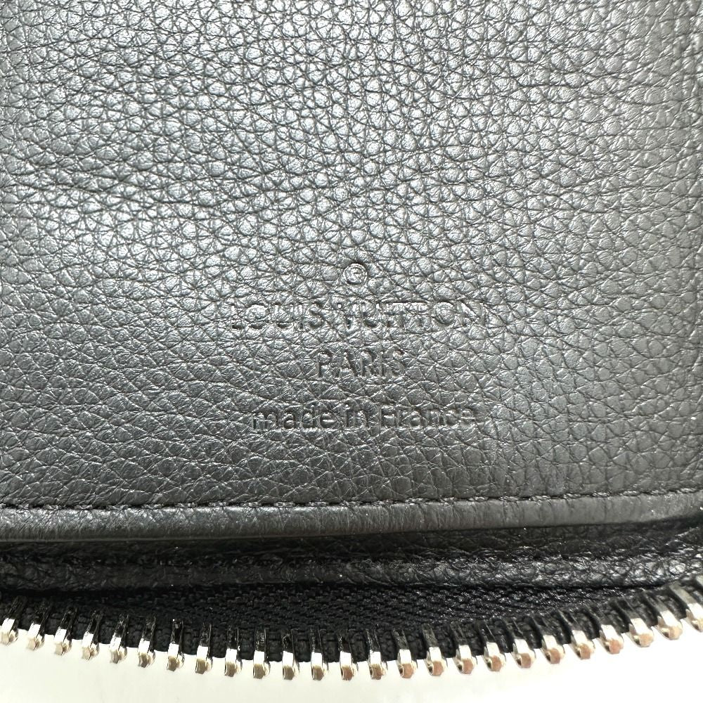 Louis Vuitton Wallet Cuir Taurillon Zippy Vertical Leather Black — view 8