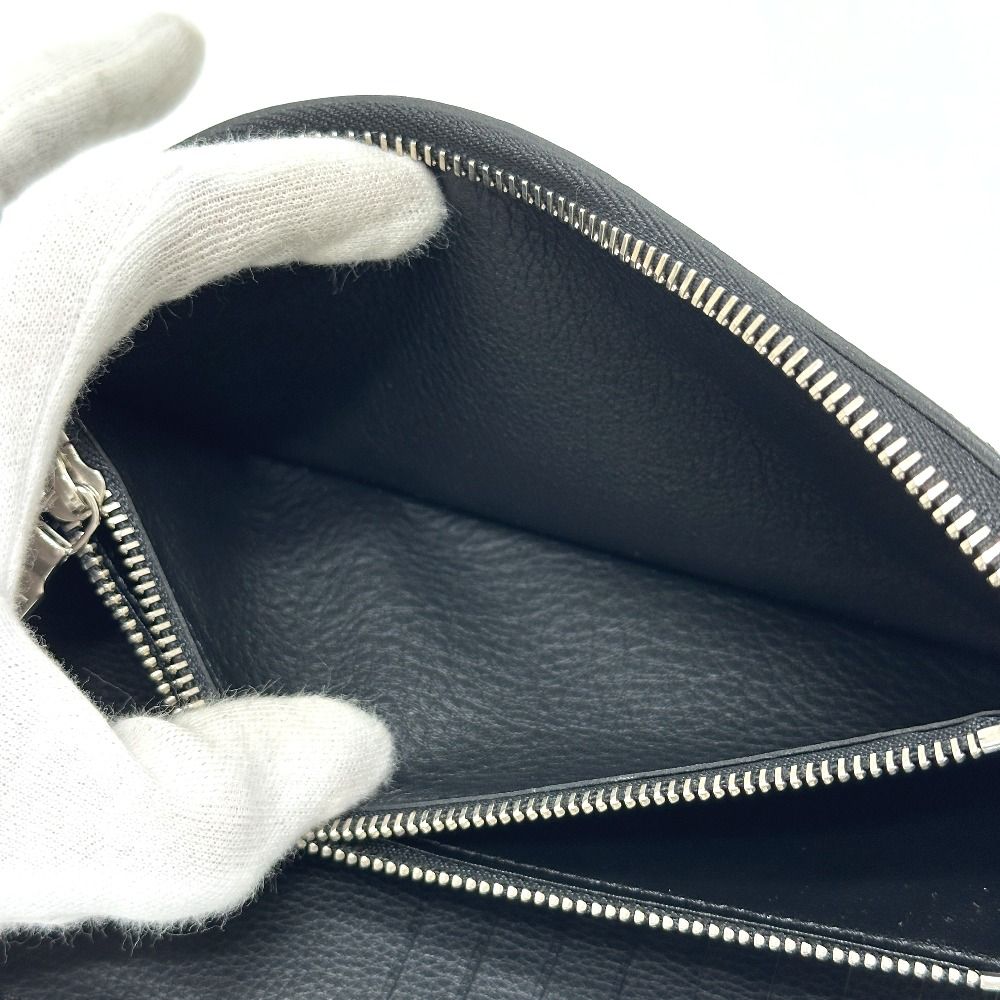 Louis Vuitton Wallet Cuir Taurillon Zippy Vertical Leather Black — view 4