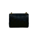 Chanel Card Quilted CC Logo Lambskin Mini Shoulder Bag Black — view 3