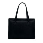 Loewe Vintage Anagram Logo Suede Leather Handbag Mini Tote Black — view 3